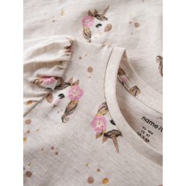 NAME IT T-shirt Jalisa Peyote Melange